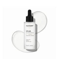 NeutriHerbs Pro 10% Snail Mucin Serum, 20X Concentrated Anti-Aging Powerhouse for Sensitive Skin, Ultra-Hydrating & Non-Sticky Formula, Made with USA-Sourced Snail Secretion Filtrate - 1.69 fl oz