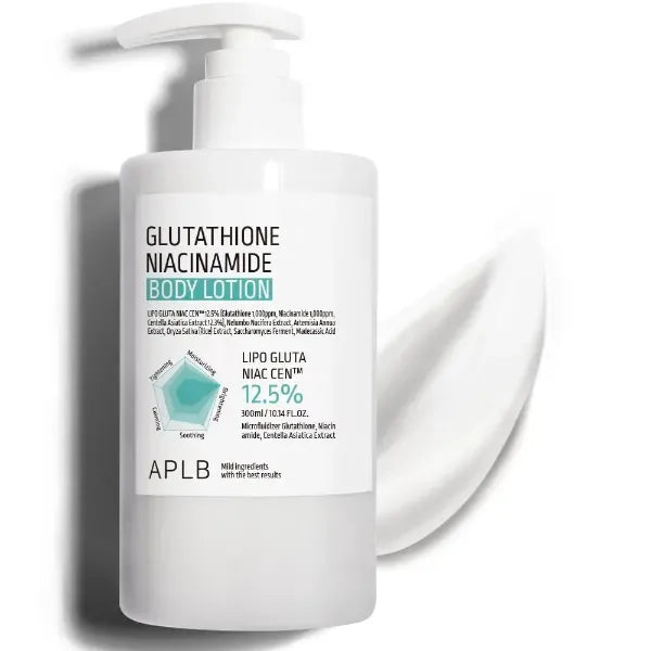 APLB Tranexamic Acid Niacinamide Body Lotion | TRANEX NIAC CEN™ 16.0% 10.14 FL.OZ/Korean Skincare, Long lasting hydration, Blemish Care, Helps with skin discoloration