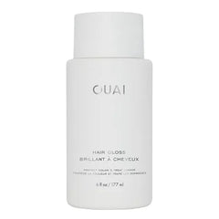 OUAI Hair Gloss  In Shower Shiny Hair Treatment & Glaze with Frizz Control Heat Protectant Infused with Hyaluronic Acid, Rice Water & Panthenol Paraben, Phthalate & Sulfate Free (6 Oz)
