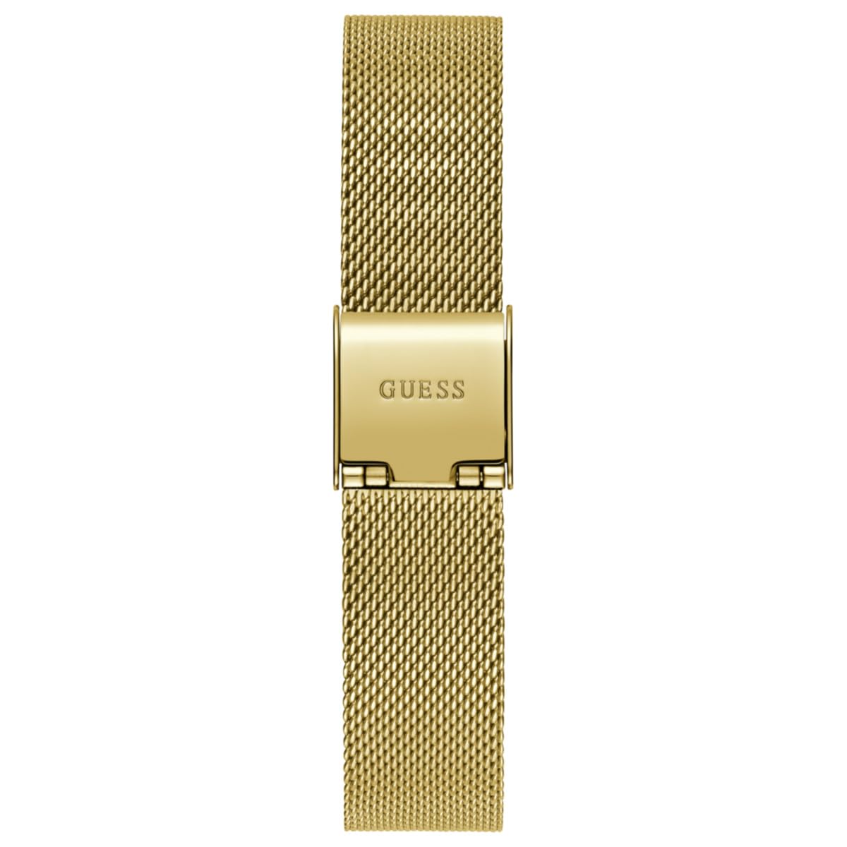 GUESS Women's 30mm Watch - Gold-Tone Bracelet Champagne Dial Gold-Tone Case