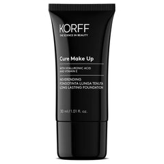 Korff Cream Foundation, Matte Effect, Long Lasting, Medium Coverage - High, Anti-Aging Formula with Hyaluronic Acid 04