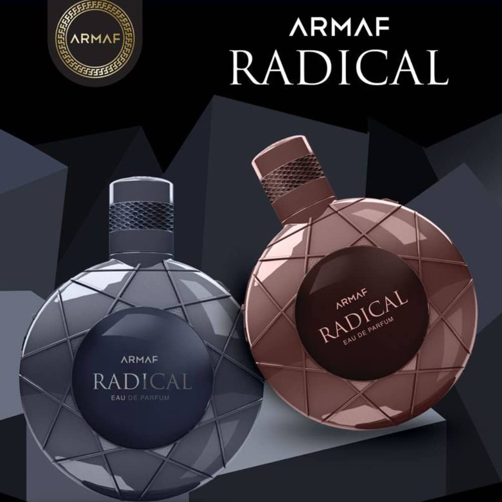 Armaf Perfumes for Men Radical Brown Eau De Parfum 100ML For Him, Amber Spicy Fragrance For Man