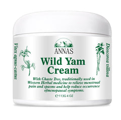 ANNAS Wild Yam Cream, Organic Wild Yam Cream for Hormonal Balance, Organic Wild Yam Root Cream for Women Promotes Perimenopause and Menopause