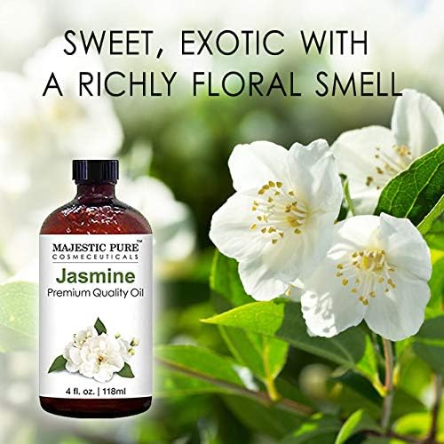 Majestic Pure Jasmine Fragrance Oil, Premium Quality, 4 fl. oz.