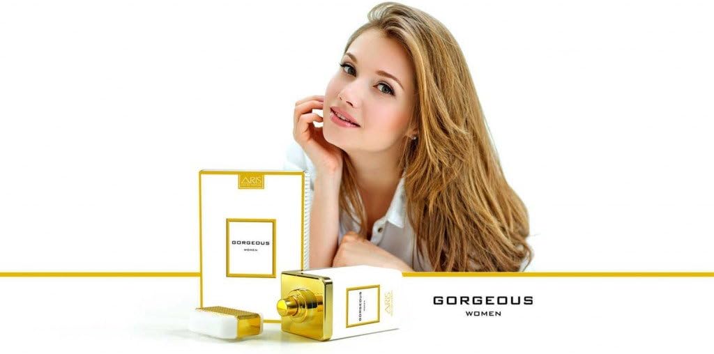 Gorgeous by Aris: Eau de Parfum Spray | EDP Women's Fragrance| Cologne for Women | Perfume for Women | Floral Fragrance | Long-lasting Perfume for Women | Ideal Gift | 100ml