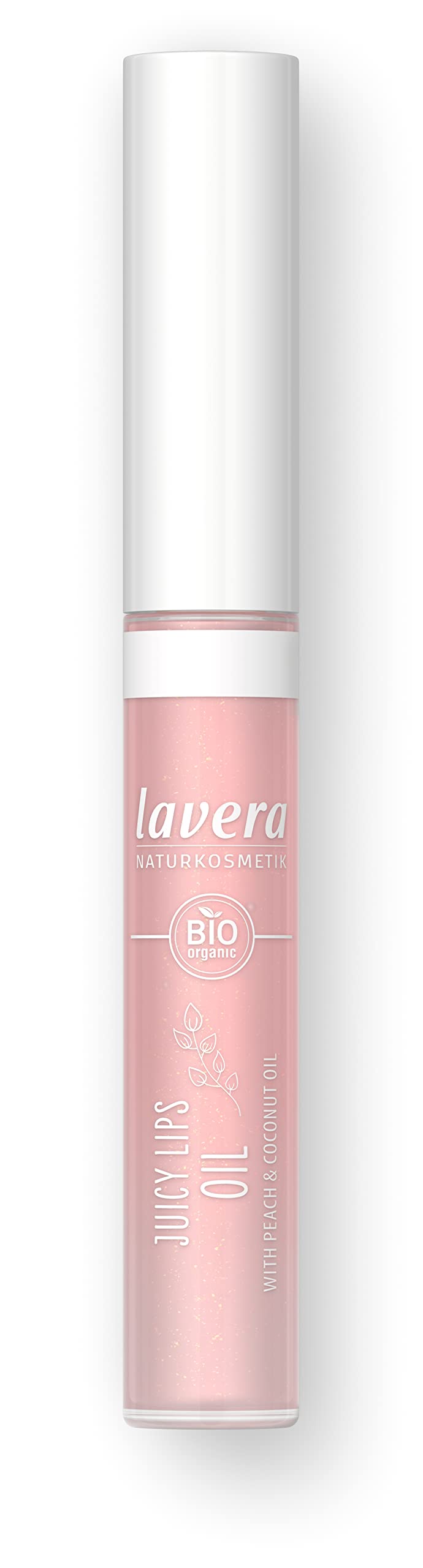 Lavera Juicy Lips Oil With Peach & Coconut Oil Combines regenerating lip care with intense shine- 5.5ml/0.1oz