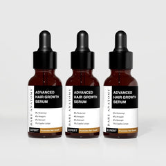 Bare Anatomy Advanced Hair Growth Serum | 3% Redensyl + 4% Anagain + 3% Baicapil + 1% Capilia Longa, Rosemary, Biotin & Rice Extract | Hair growth & Hair fall control serum for Women & Men | Pack of 3