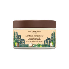 Yves Rocher Karite & Bergamot Body Butter– Limited Edition – Nourishing Balm for Dry & Very Dry Skin – Shea Butter Delicate Bergamot Scent 250 ml / 8.4 fl.oz