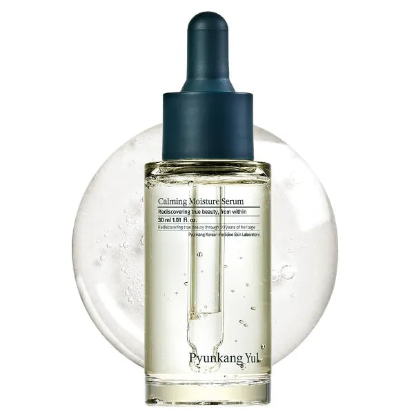 Pyunkang Yul Calming Moisture Serum for Strong Daily Moisturizing Power, Skin Revival & Soothing Care with Centella Asiatica, Tea Tree, 5 Hyaluronic Acids, Ceramide