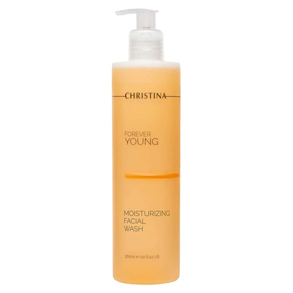 Christina Forever Young Moisturizing Face Wash 300ml – Botanical Gentle Facial Cleanser for Combination, Normal & Oily Skin