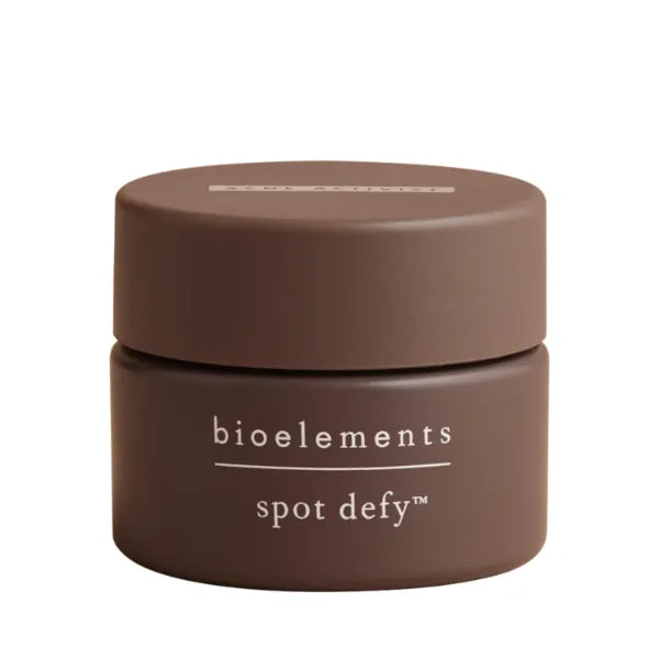 Bioelements Spot Defy, 5% Sulfur Overnight Acne Spot Treatment to Clear Active Blemishes, Vegan, Gluten Free, Never Tested on Animals - 0.5 fl oz