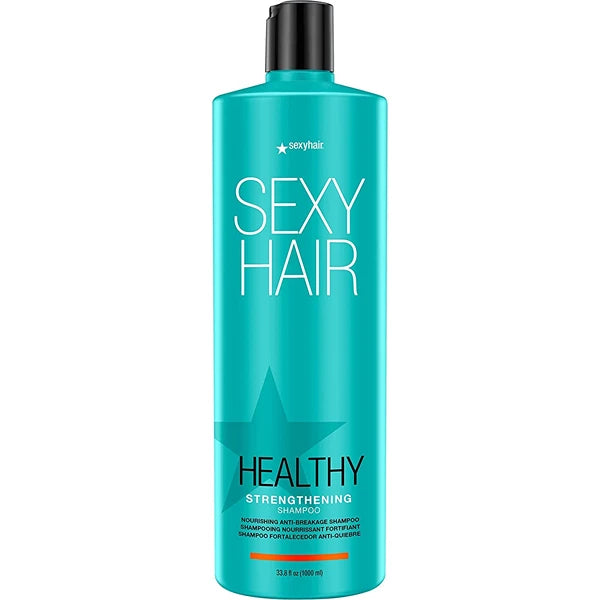 SexyHair Healthy Strengthening Anti-Breakage Shampoo/Conditioner | Helps Provide Strength and Flexibility to Damaged Hair | SLS and SLES Sulfate Free