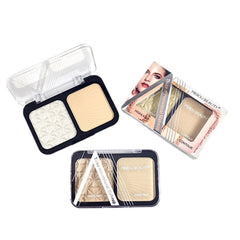 LaPalo Makeup Palette-Permanent Concaler Set 3D Contour Highlighter Compact Repair-Brightening, Moisturizing, Waterproof, Oil Control, Finishing Powder, 2.17oz (color #03)