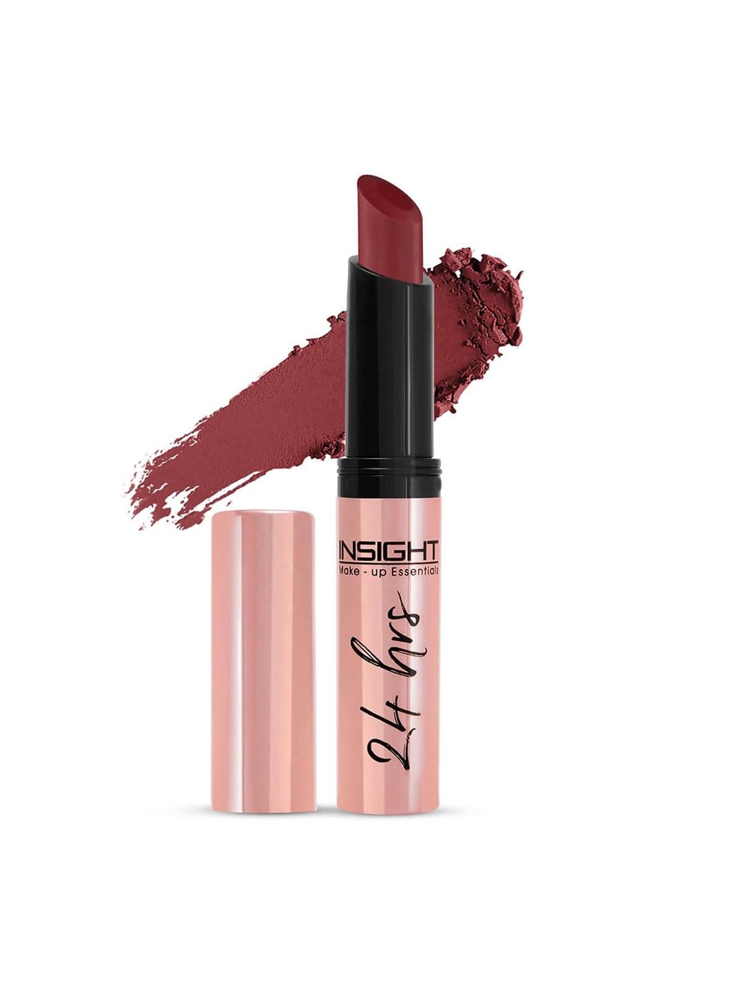 Insight 24H Matte Lipstick by Cosmetics - Lightweight, Smudge-Proof, Waterproof, Highly Pigmented, Nourishes Lips