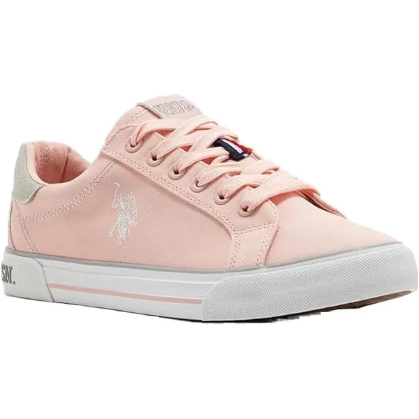 U.S. Polo Assn. Womens 3M RACHEL 3FX Lace Up Low Top Sneakers