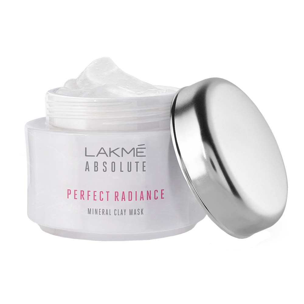 LAKMÉ Lakme Absolute Perfect Radiance Mineral Clay Mask, Skin Brightening Face Mask, Removes Oil And Impurities, 50 g, Multicolor