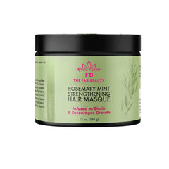 THE FAB BEAUTY Rosemary Mint Strengthening Hair Masque W/Biotin, Deep Conditioning Hair Mask For Dry, Dull & Frizzy Hair For Men & Women