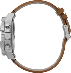 Timex Men's Chronograph Quartz Watch with Leather Strap TW2W16300