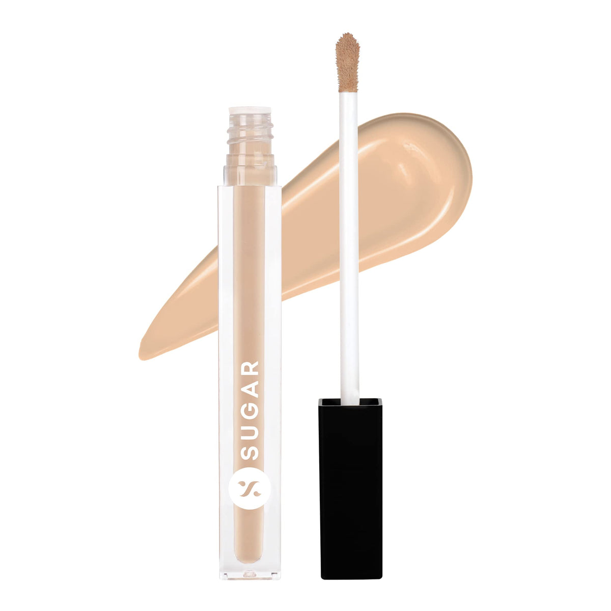SUGAR Cosmetics Matte Auto Correct Creaseless Concealer Cream (Warm Undertone) - 30 Chococcino (Medium Skin Tone), All