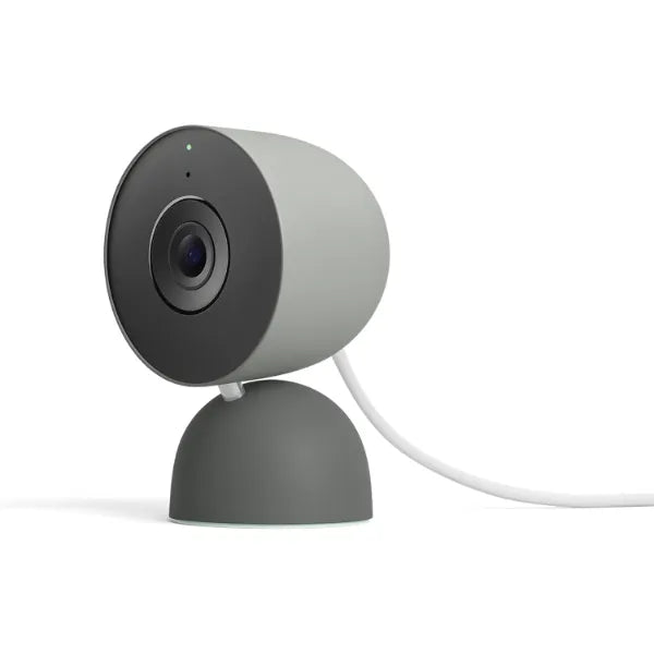 Google Nest Cam Indoor (Wired, 3rd Gen) Security Camera with 2K Video and Gemini, Works with Google Home (2025 Model)