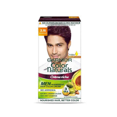 Garnier, Hair Colouring Creme, Long-lasting Colour, Smoothness & Shine, Color Naturals Men, Shade: 3.16 Burgundy