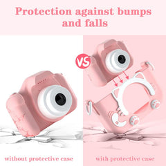 Kids Camera Toys for 6+ Year Old Boys/Girls, Kids Digital Camera for Toddler with 1080P Video, Chritmas Birthday Festival Gifts for Kids, Selfie Camera for Kids,(Pink)