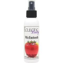 Eclectic Lady McIntosh Apple Body Spray, Double Strength, 2 ounces, Body Mist for Women with Clean, Light & Gentle Fragrance, Cologne with Soft, Subtle Aroma For Daily Use