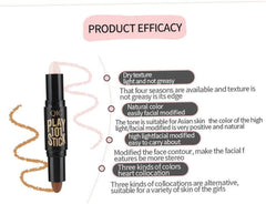 Double Ended Wonder Contouring Pen Bronzer and Highlighter Stick Facial Makeup Contour Concealer Cosmetic for 3D Makeup Effect(2#) 1pc,Cosmetic Tools & Accessories