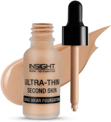Insight Cosmetics Ultra-Thin Second Skin Long Wear Foundation, 20ml (01-GOLDEN HONEY)