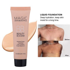 Liquid Foundation Makeup, Base Makeup Brightening Concealer Liquid Foundation Moisturizing Oil Control BB Cream Makeup Foundation(01 Icon)