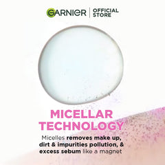 Garnier Skin Active Micellar Cleansing Water Classic Makeup Remover, 400ml + In Oil 100 ml