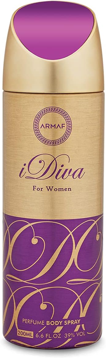 Armaf IDiva Gold Deodorant for women 200ML - Perfume - body spray for women - Fresh All Day - Deo for her