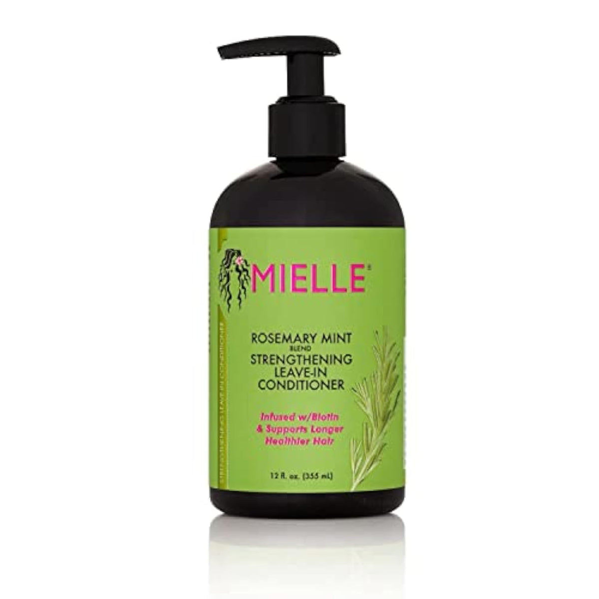 Mielle Rosemary Mint Strengthening Leave-in Conditioner, 355 ml (Pack of 1)