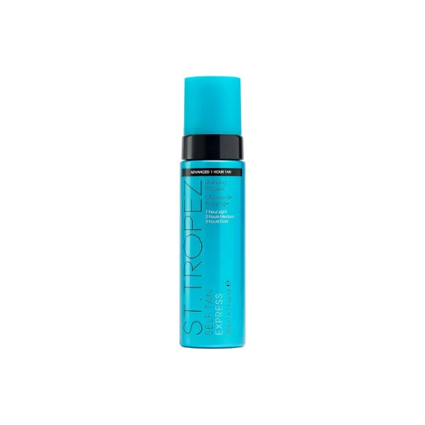 St.Tropez Self Tan Express Mousse, Fast Acting Fake Tan, Develops in 1-3 Hours, Streak-Free Finish, Vegan, Natural & Cruelty Free, 6.7 Fl Oz