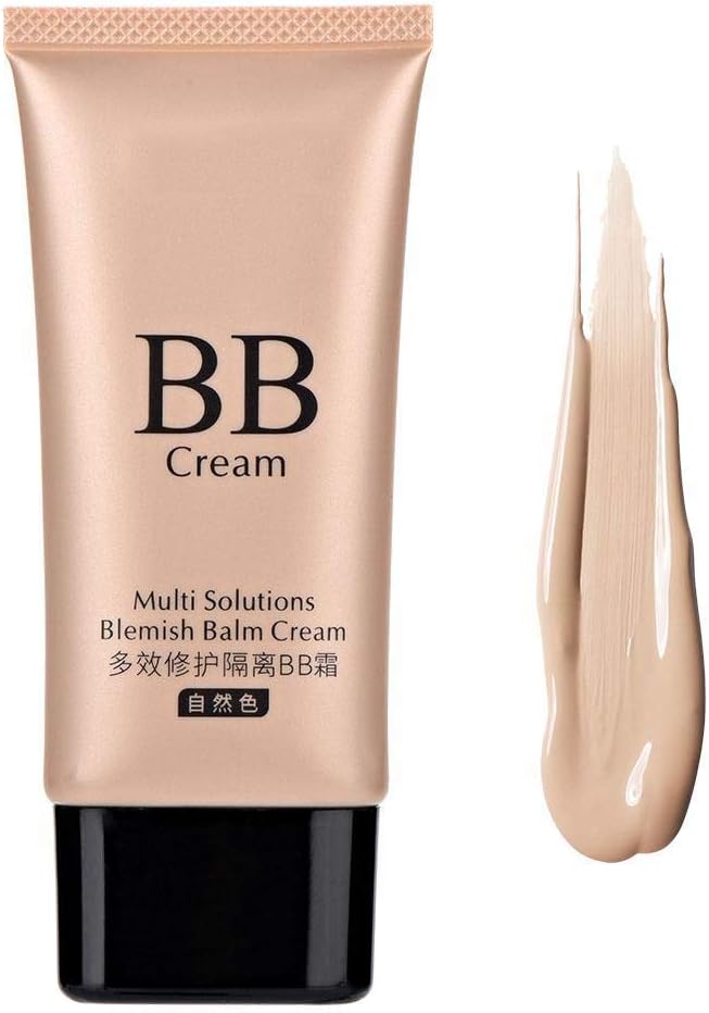 FRIDNL 3 Colors Smooth BB Cream Makeup Base Face Liquid Foundation, Concealer Whitening Moisturizer Oil-control Waterproof Liquid Foundation(Natural)