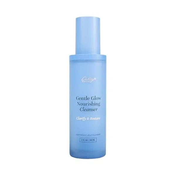 City Beauty Gentle Glow Nourishing Cleanser 5 oz Lightweight Jelly Hydrating Face Wash for All Skin Types, Removes Oil, Makeup & Impurities, Ceramide Complex & Apple Extract for Glowing Skin