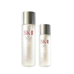SK-II Facial Treatment Essence Duo - Anti-Aging Skincare to Reduce Fine Lines & Wrinkles, Refine Texture & Improve Firmness & Dark Spots (2.5 oz & 5.4 oz, 2 Count)