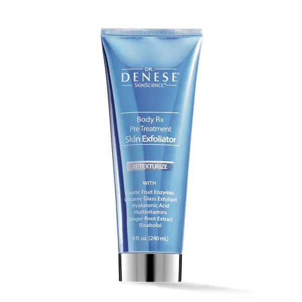 Dr. Denese Skin Perfecting-Retexturize | Body RX Exfoliant | Volcanic Glass Exfoliant with Natural Fruit Enzymes | 8fl oz / 240ml