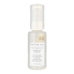 Kristin Ess Hair Weightless Shine Working Hair Serum for Dry Damaged Hair - Frizz Taming, Anti Breakage, Moisture Locking + Shine Enhancing - Color + Keratin Safe, 1.7 fl. oz