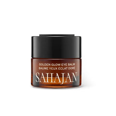 Sahajan Golden Glow Eye Balm | Brightening Eye Cream for Dark Circles & Puffiness | Hydrating Under Eye Treatment with Ghee & Centella | Anti Aging Eye Moisturizer | 0.5 fl oz