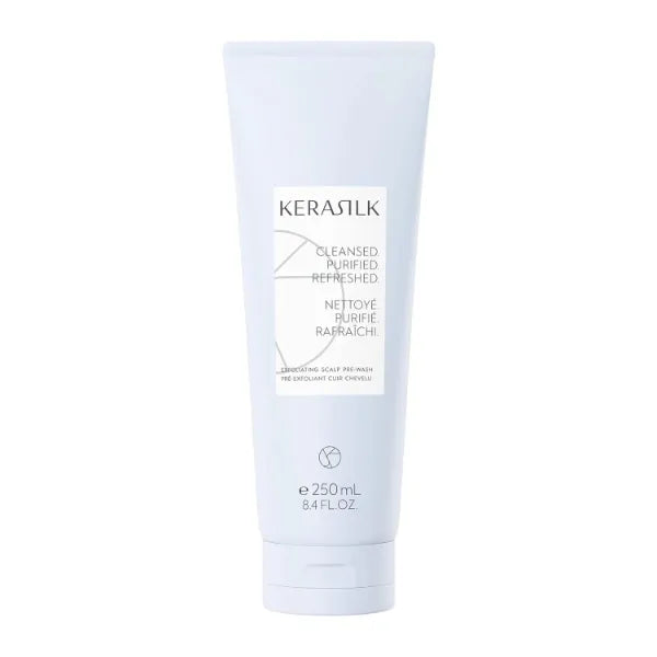 Kerasilk Exfoliating Scalp Pre-Wash, Gentle & Deep Cleansing, Removes Excessive Sebum & Dead Skin Cells | Leaves Scalp Feeling Cleansed & Soothed For All Scalp Types - 250ml