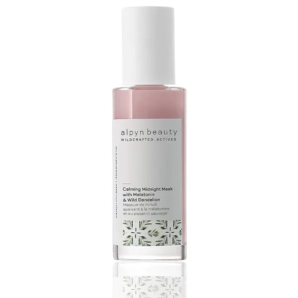 Alpyn Beauty Natural Calming Midnight Mask With Melatonin & Wild Dandelion Clean, Wildcrafted Luxury Skin Care