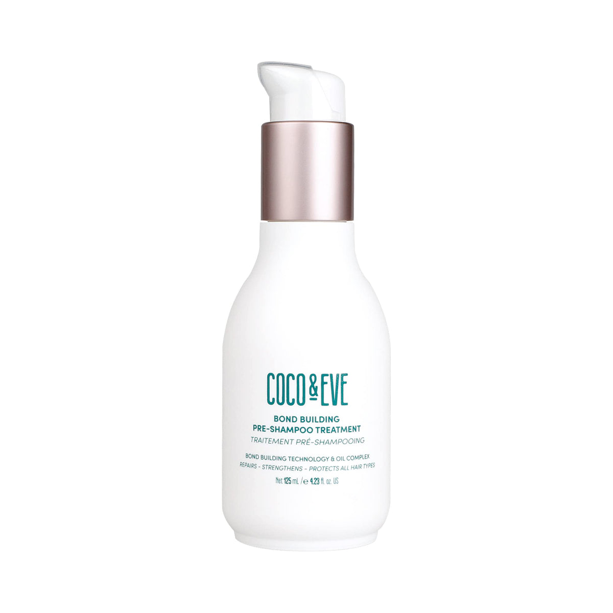 Coco & Eve Bond Building Pre-Shampoo Treatment | Dry Damaged Hair Repair | Deep Conditioning Mask for Repairing Damage & Bonds | Helps with Hair Breakage (125ml)