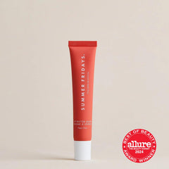 Summer Fridays Lip Butter Balm - Conditioning Lip Mask and Lip Balm for Instant Moisture, Shine and Hydration - Sheer-Tinted, Soothing Lip Care - Poppy (.5 Oz)