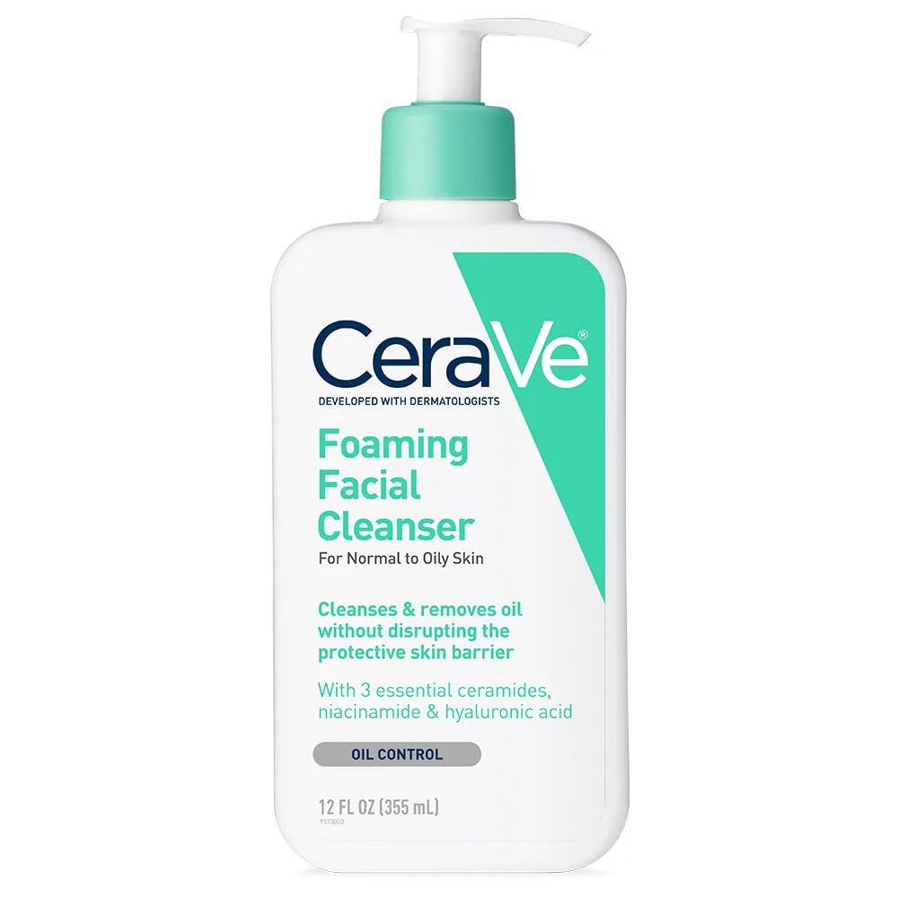 CeraVe, Foaming Facial Cleanser, 12 fl oz (355 ml)