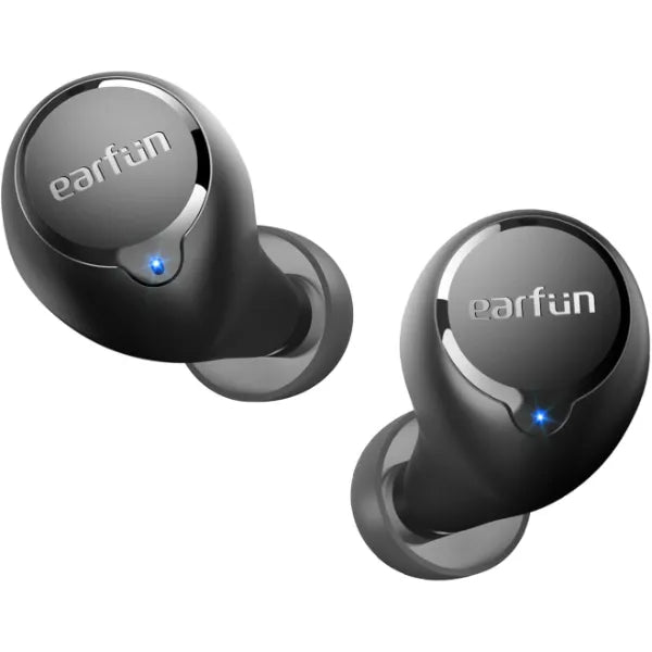 EarFun Free 2S Wireless Earbuds, [Upgraded Version] Bluetooth Earbuds with Deep Bass, 4 Mics for Clear Call, Customizable EQ App, IPX7 Waterproof in-Ear Headphones, 30H Playtime, Wireless Charging