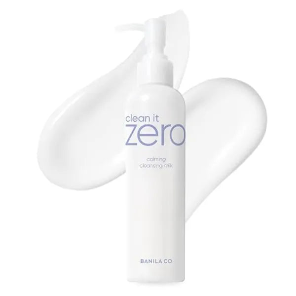 BANILA CO Clean It Zero Calming Cleansing Milk Barrier Care Vegan Cleanser for Sensitive Skin Oat & Rice Protein, Centella Asiatica Leaf Water