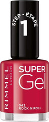 Rimmel Super Gel, 042 Madame Web Rock N Roll, Nail Polish, Gel-Like Manicure, High-Shine, Chip-Resistant, Long-Lasting, Lasts up to 14 Days, 12ml (0.42oz)