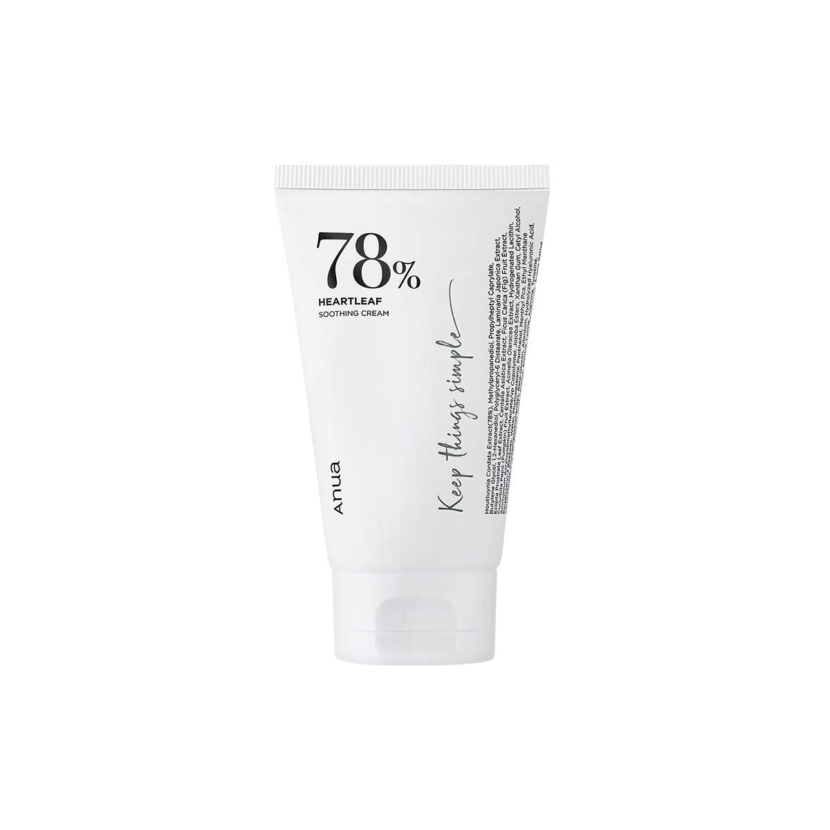 Anua Heartleaf 70% Soothing Cream 100ml / 3.38 fl.oz. I moisturizing, soothing the skin, panthenol, ceramide, moisture barrier