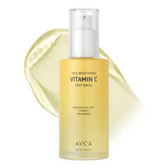 AVCA True Vitamin C Serum 100ml (3.38oz) - K-Beauty Brightening Face Serum with Niacinamide for Dark Spots, Even Skin Tone & Anti-Aging